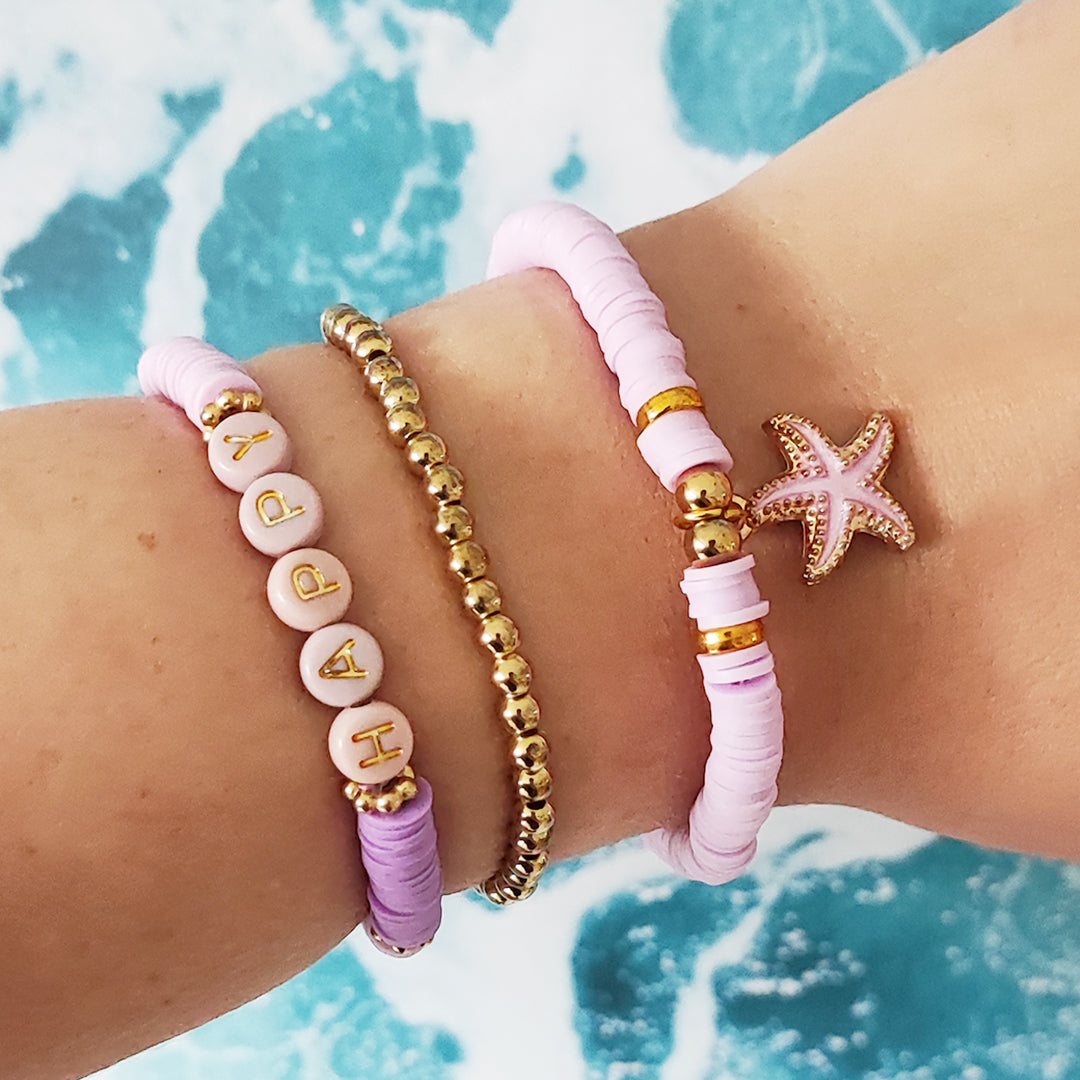 Armbandset "Seestern", personalisierbar