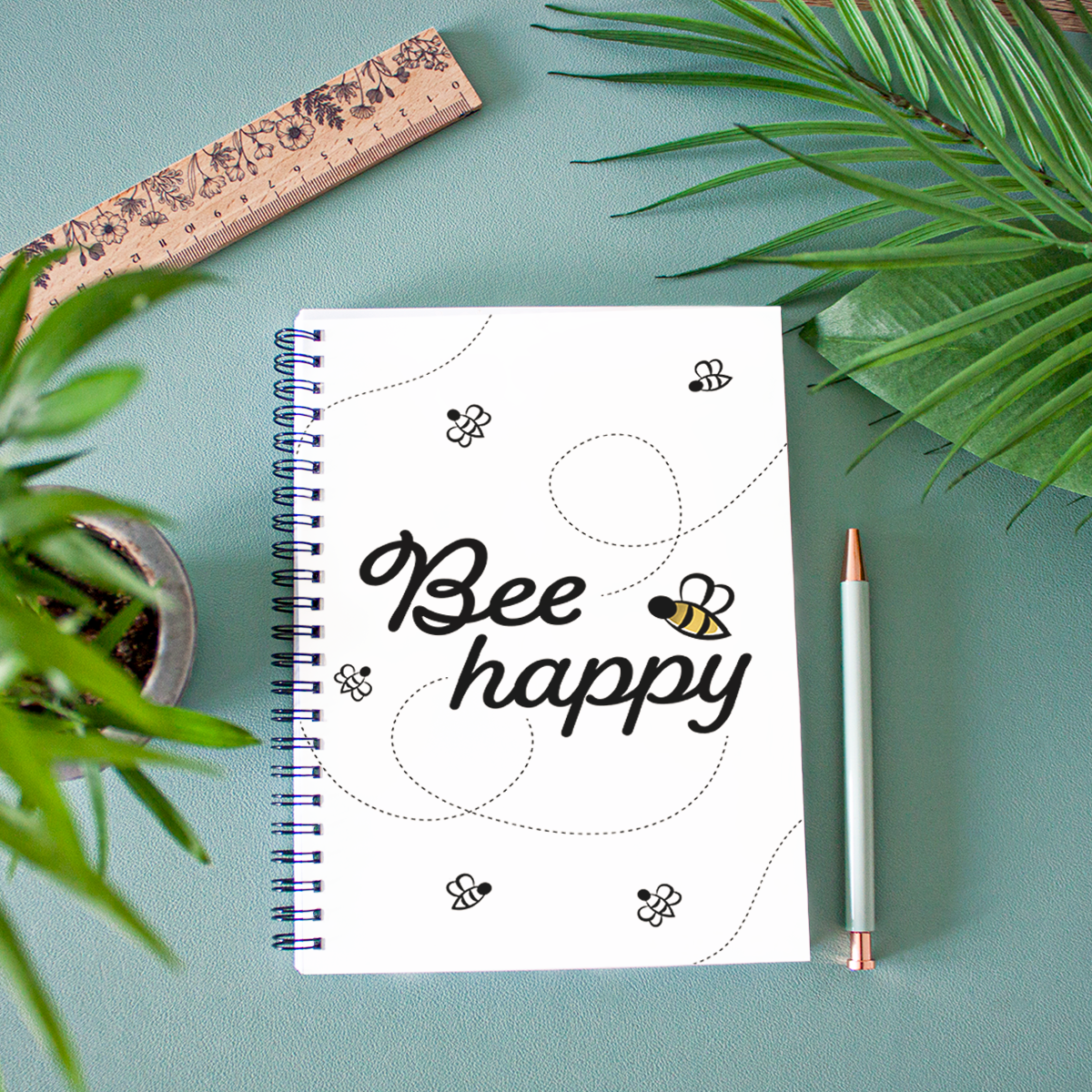 Notizblock "Bee happy", A5
