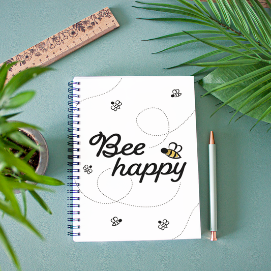 Notizblock "Bee happy", A5