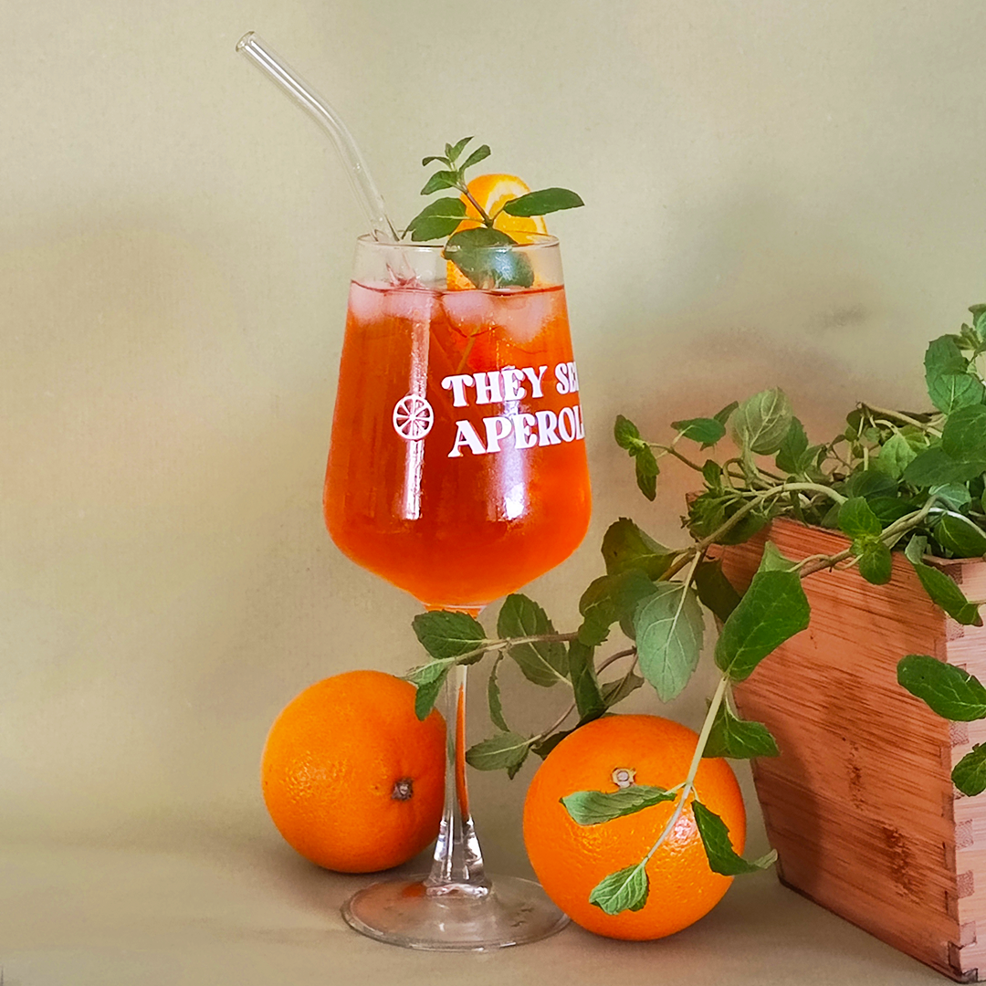 Aperol-Glas "Aperollin'", 490 ml