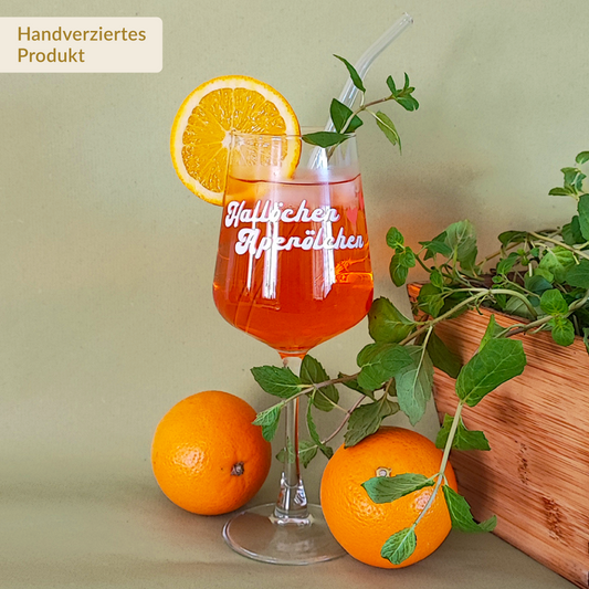 Aperol-Glas "Hallöchen Aperölchen", 490 ml