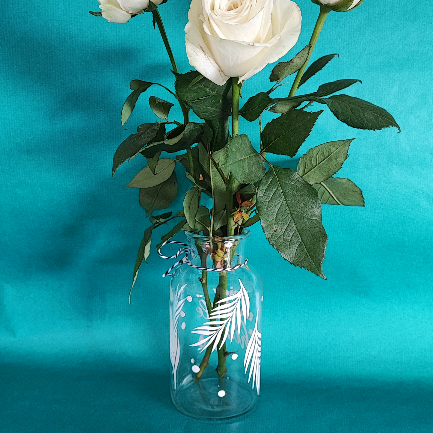 Blumenvase "Enjoy the little things", 8 x 16 cm