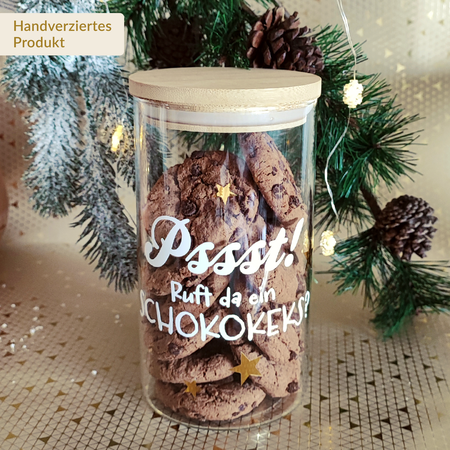 Aufbewahrungsglas "Weihnachtsplätzchen", 750 ml