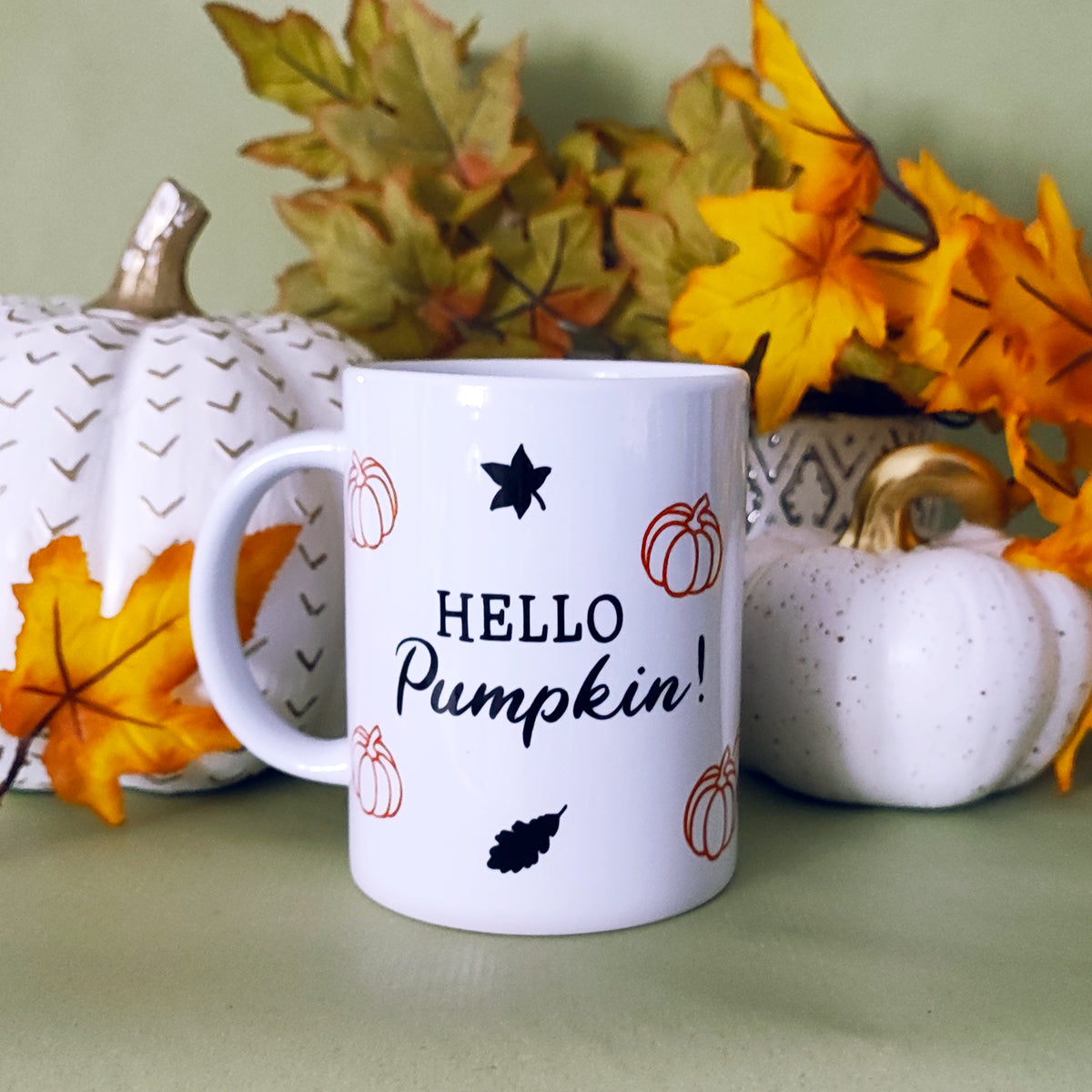 Tasse "Hello Pumpkin", 350 ml (spülmaschinenfest)