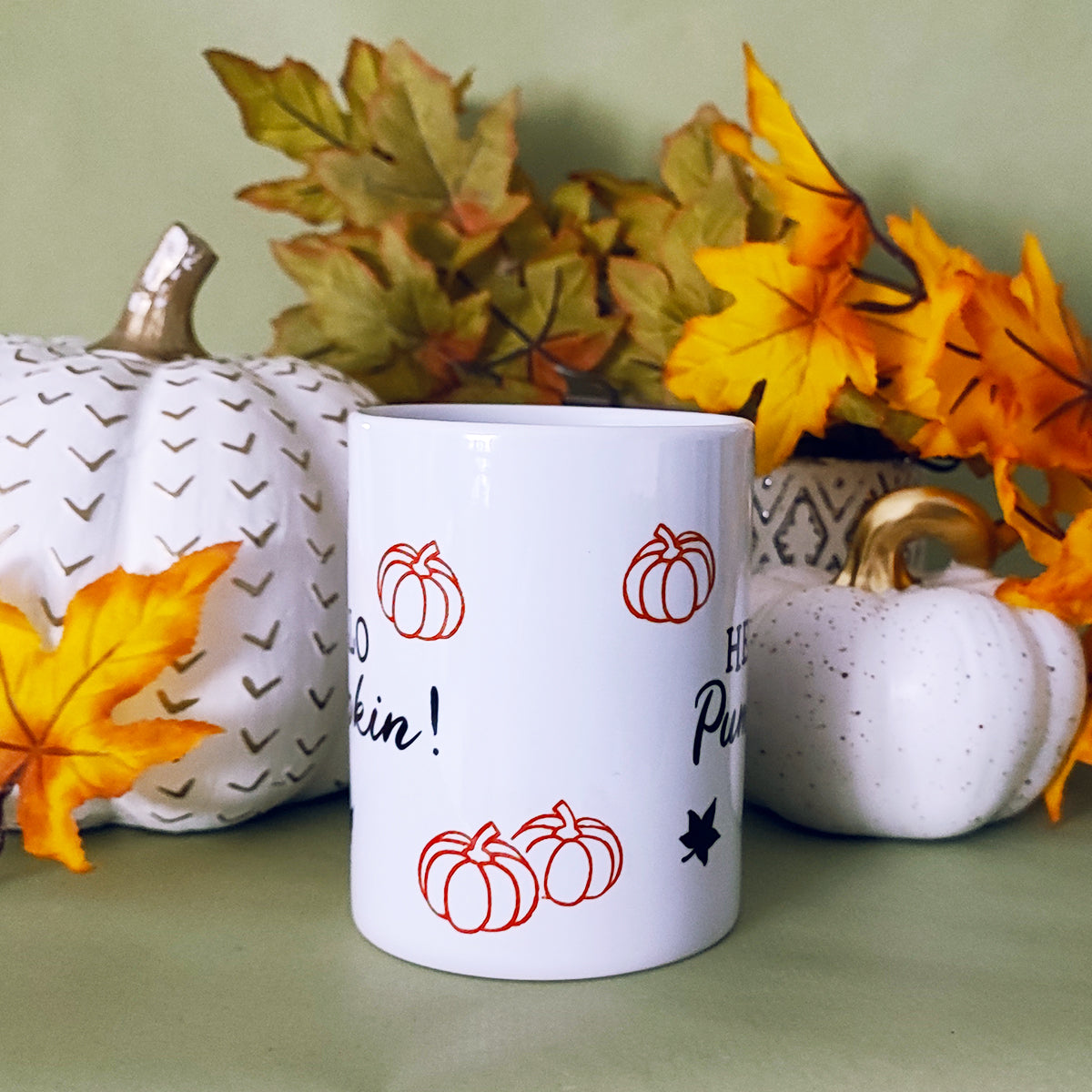 Tasse "Hello Pumpkin", 350 ml (spülmaschinenfest)