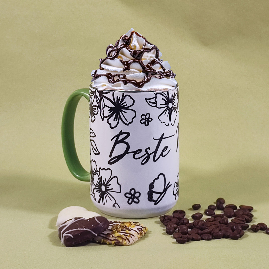 Tasse "Beste Mama", 425 ml (spülmaschinenfest)