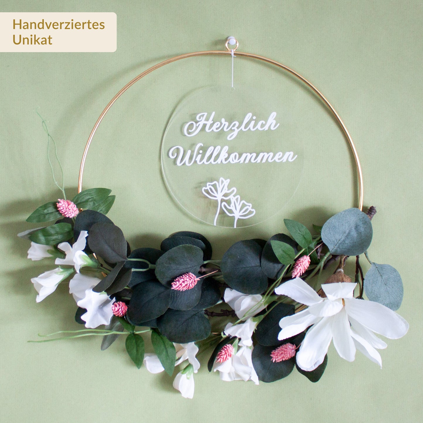 Türkranz "Herzlich Willkommen"
