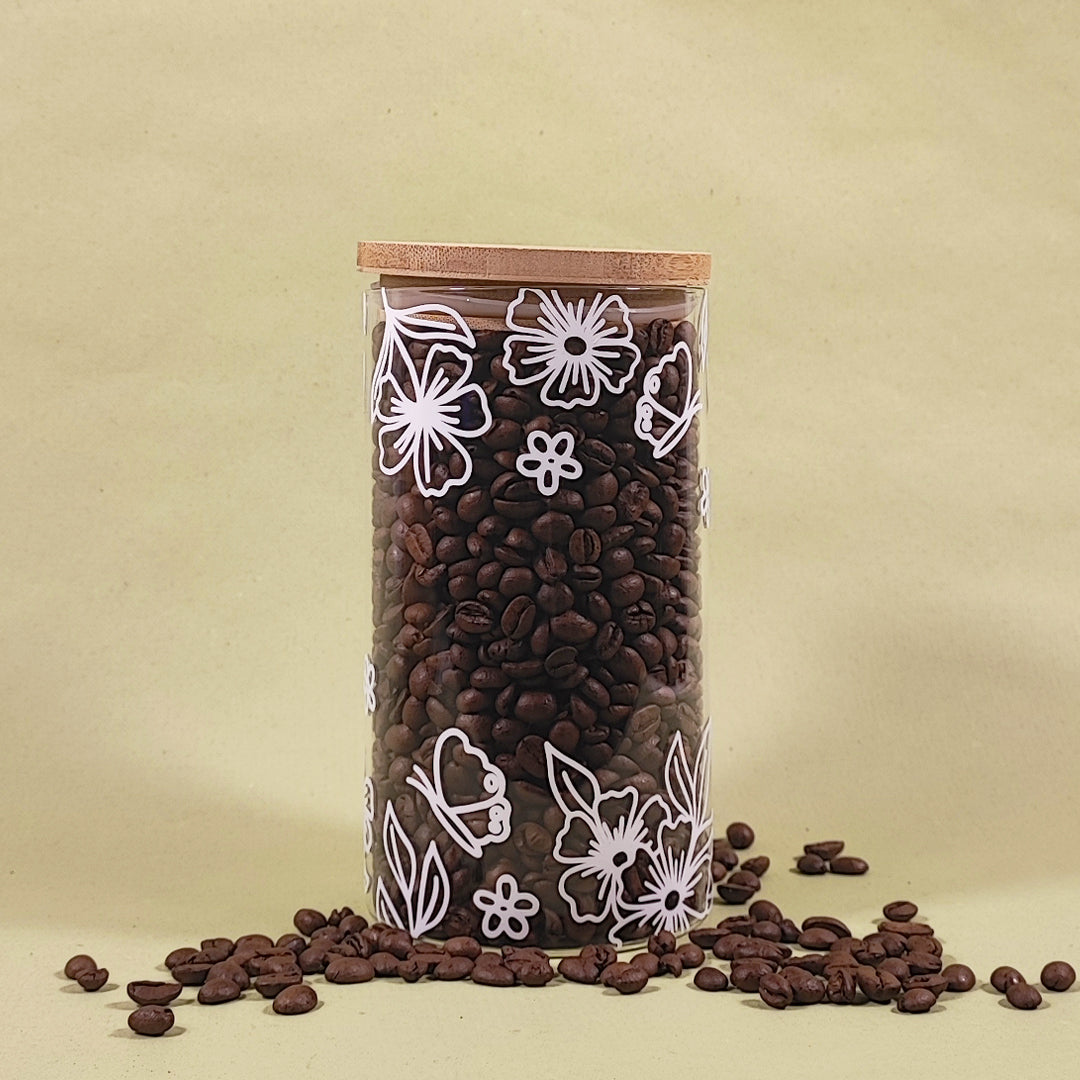 Aufbewahrungsglas "Blümchen", 750 ml