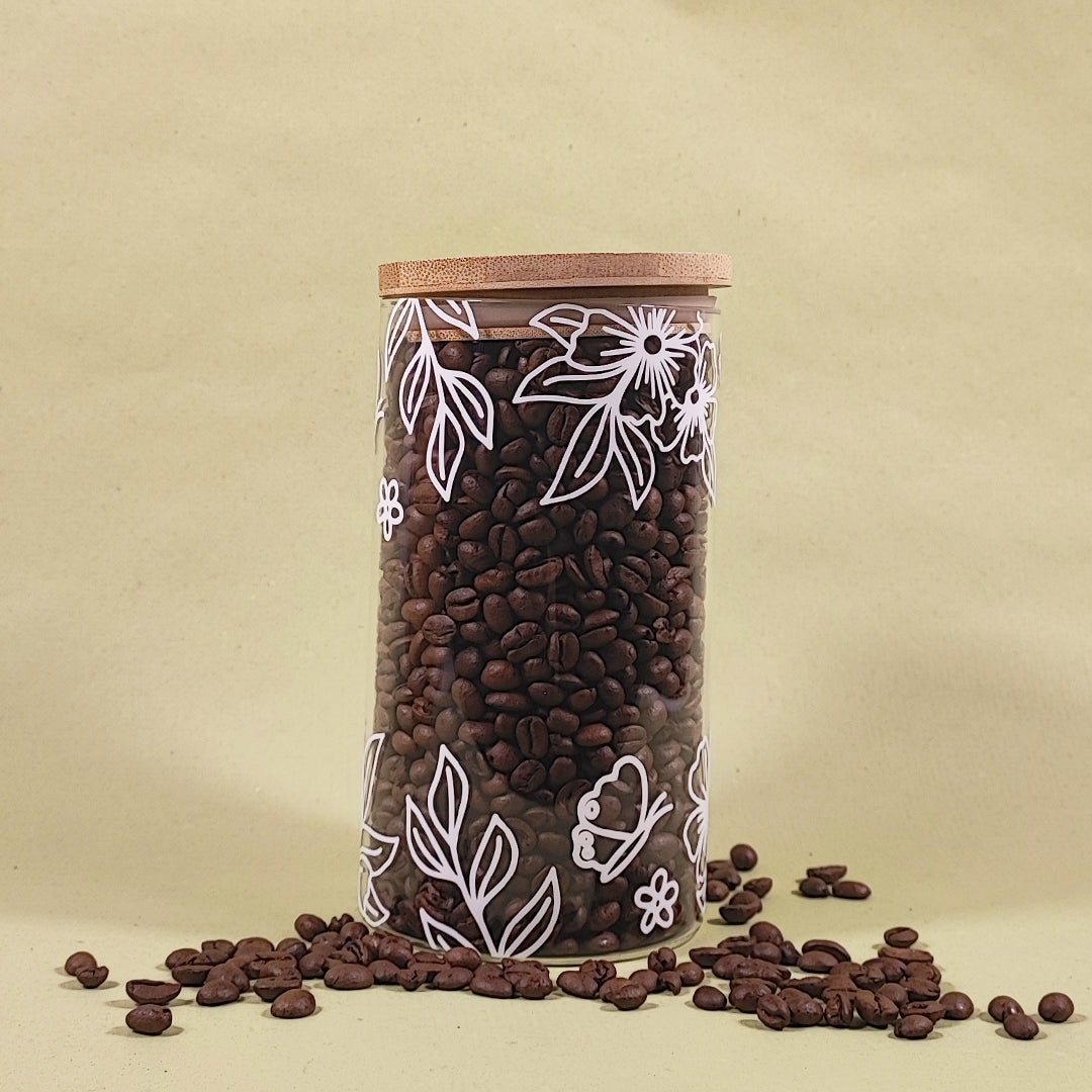 Aufbewahrungsglas "Blümchen", 750 ml