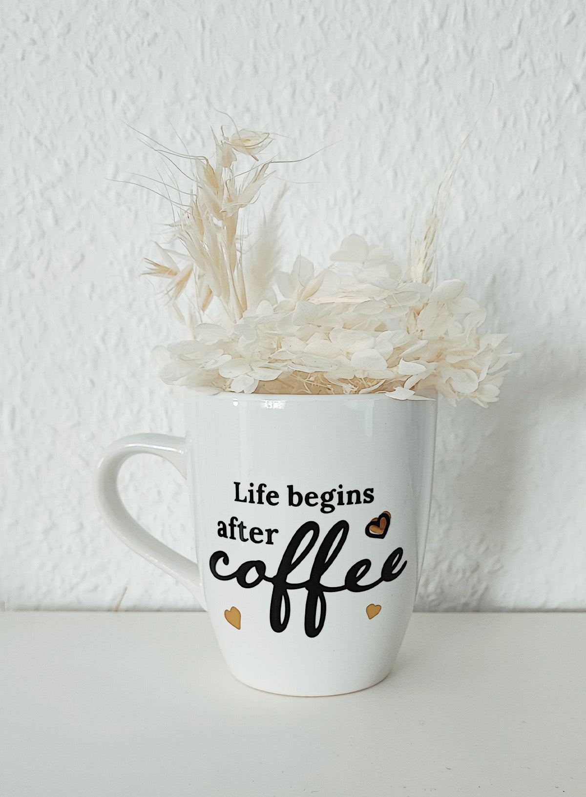 Tasse "Life begins after coffee", 300 ml