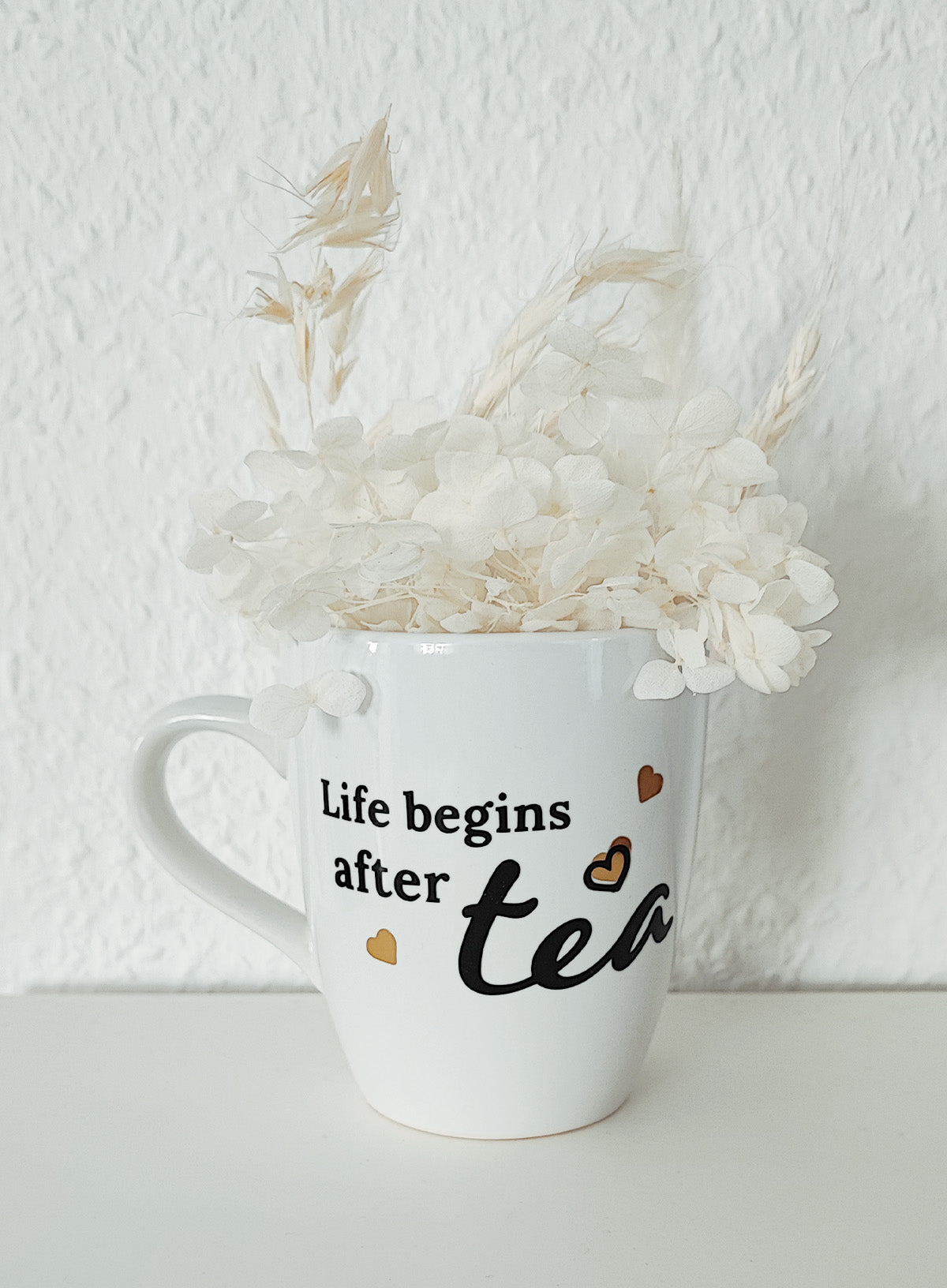 Tasse "Life begins after tea", 300 ml