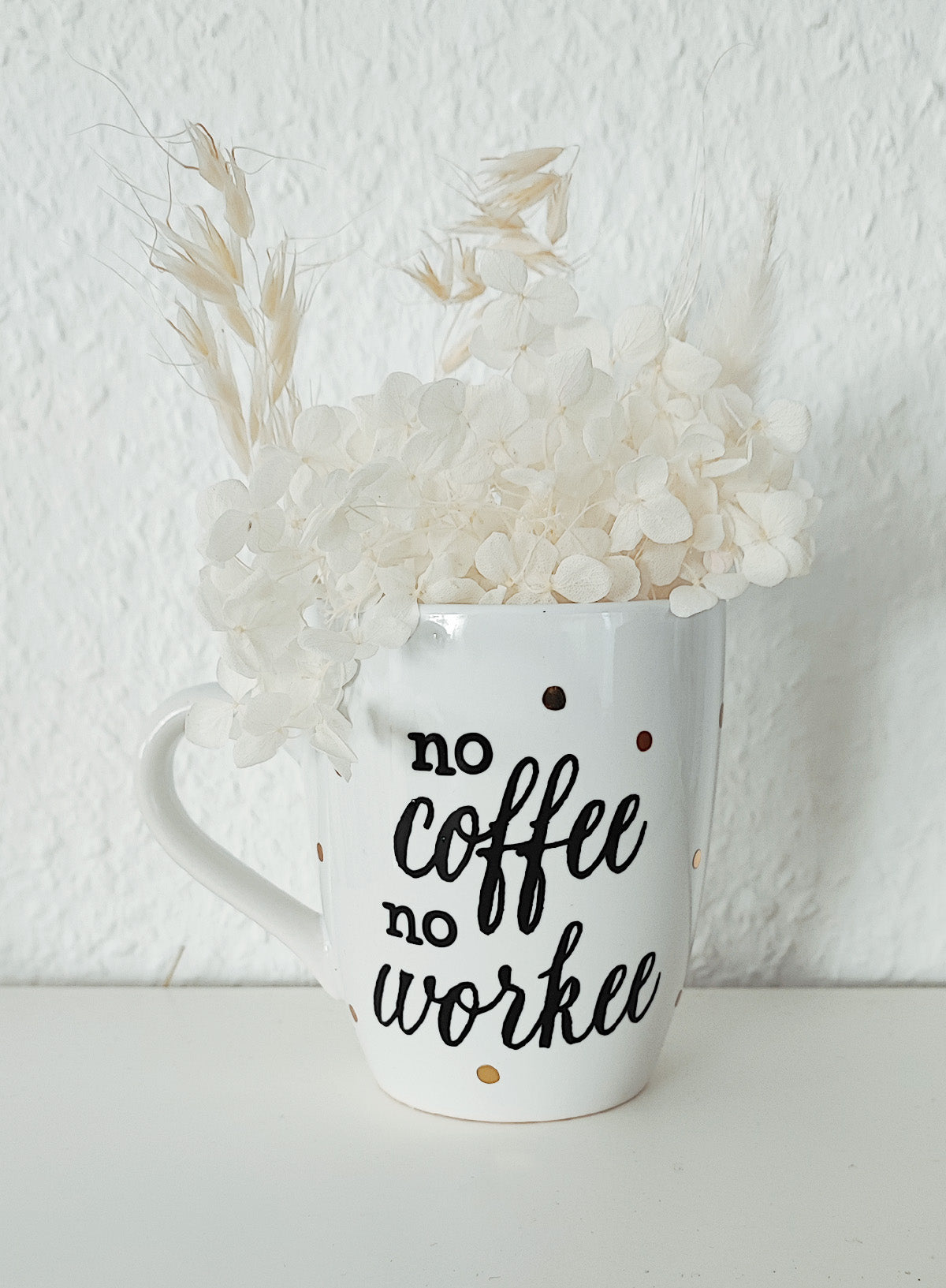 Tasse "No coffee, no workee", 300 ml